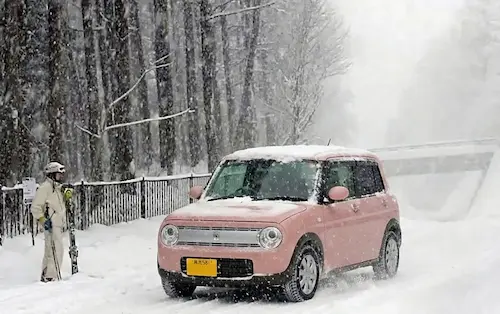 白馬の軽自動車レンタル — N-BOX・スペーシア・タント — 4WDスタッドレスタイヤ装備