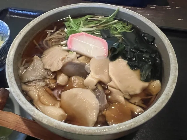 安曇野の手打ち蕎麦。信州産そば粉を石臼で挽いた風味豊かな一杯